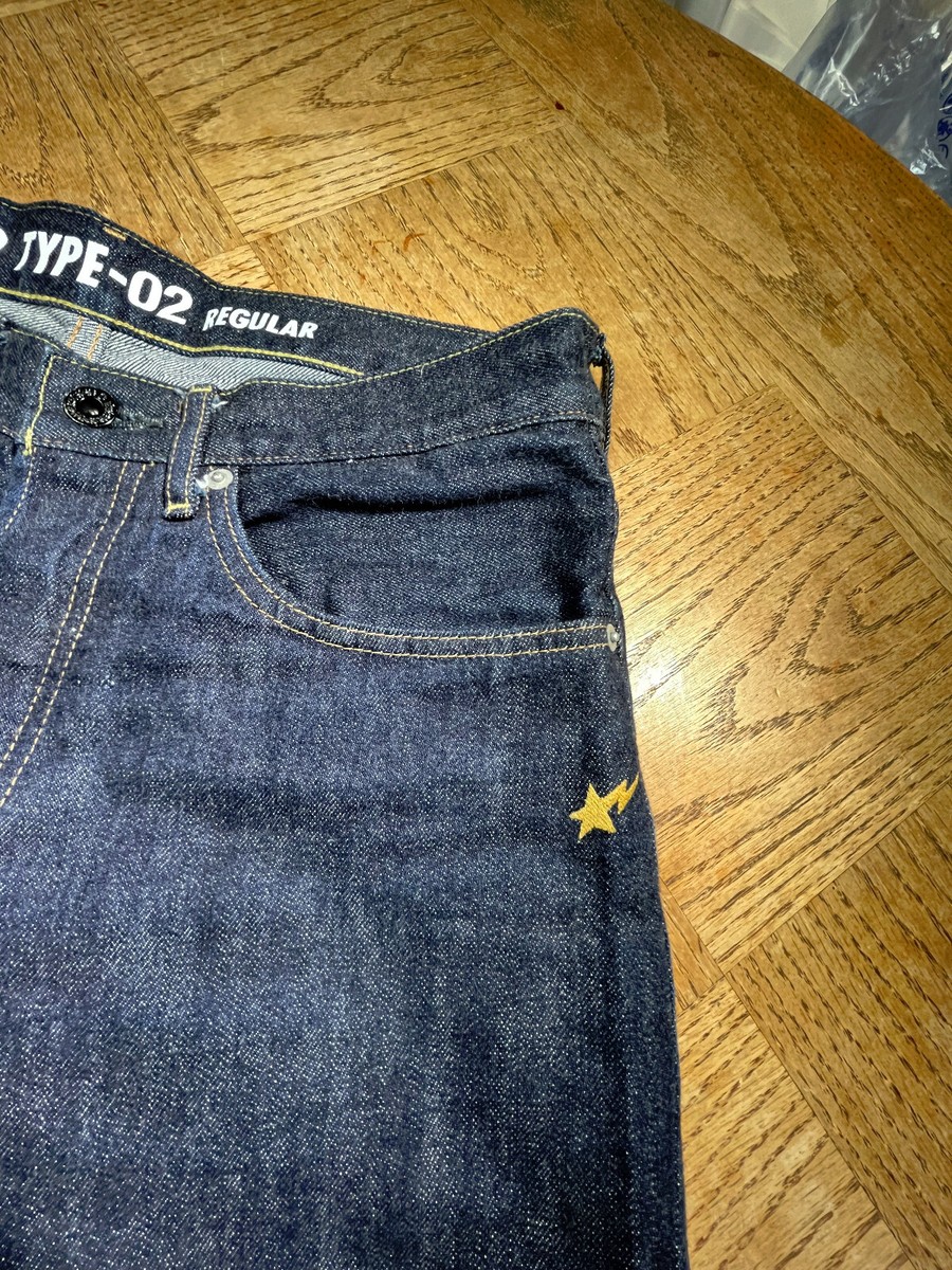 Bape 1999 TYPE-02 REGULAR デニムジーンズ s-l1200.jpg