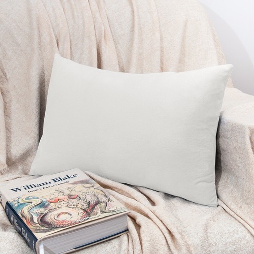 Velvet Cushion Cover 2 Pack Ultra Soft Various Colors Throw Pillow Case - Picture 61 of 64