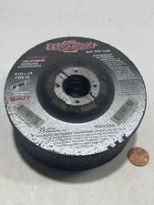 Grinding Wheel UNITED ABRASIVES-SAIT Z24B-BF Type 27, 4.5x1/4x5/8-11 Z-TECH Pk 8
