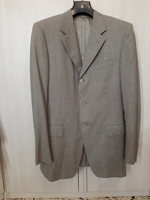 CANNEL HERREN BLAZER JACKE WOLLE KASCHMIR GR. L/50