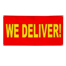 Vinyl Banner Multiple Sizes We Deliver B Weatherproof Industrial Yard Signs