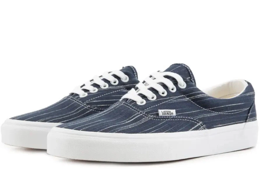 VANS ~Men\'s 9; Woman 10.5~Era Suiting Blue Navy White Stripes Sneakers Shoes NEW VANS ~Men main image 3