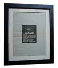 PSYCHIC TV+Dreams Less Sweet+POSTER+AD+RARE ORIGINAL 1983+FRAMED+FAST WORLD SHIP