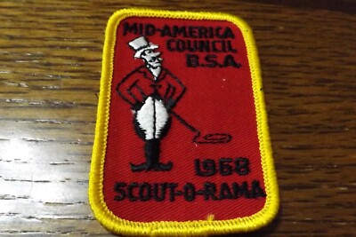 BOY SCOUT PATCH 1958 MID AMERICA COUNCIL SOR SCOUT O RAMA