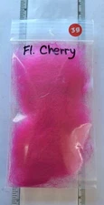 Seal Dubbing " New bigger bag 3g " color: Fl Cherry  Classic Salmon &Streamer