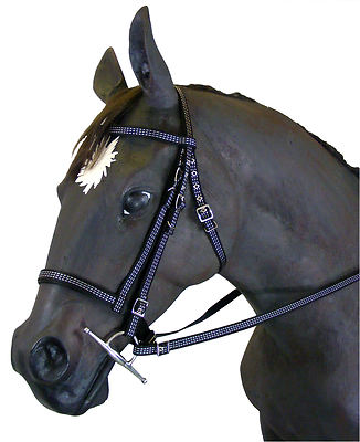 Offizielle Libby's Standard reflektierende Trense Mini kleines Pony Pony Cob Full X Full