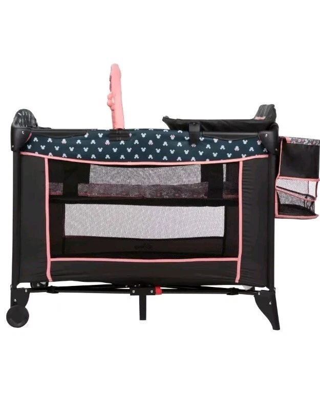 Brand New In Box Disney Baby Sweet Wonder Baby Play Yard, Minnie Varsity - Image 2 of 4