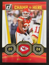 Nick Bolton 2024 Panini Donruss Football Champ is Here Insert Chiefs #9