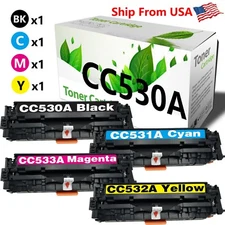 (4PK,BCMY) 304A Toner Cartridge CC530A-3A for CP2025dn CP2025n Printer