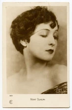 c 1930 Movie Film Star MARY DUNCAN Cute Flapper French photo postcard