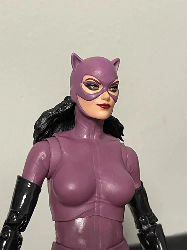 Figura de acción Mcfarlane tallada cabeza de gato Knightfall pintada 1/12 - Imagen 10 de 10