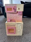 Vintage 1987 Barbie Sweet Roses Kitchen Center With Tea Pot
