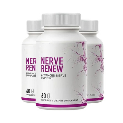 3-Pack Nerve Renew Capsules   Advanced Nerve Support Daily Capsules- 180 Caps