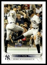 2022 Topps Baseball Fenway Park Fireworks 399 New York Yankees