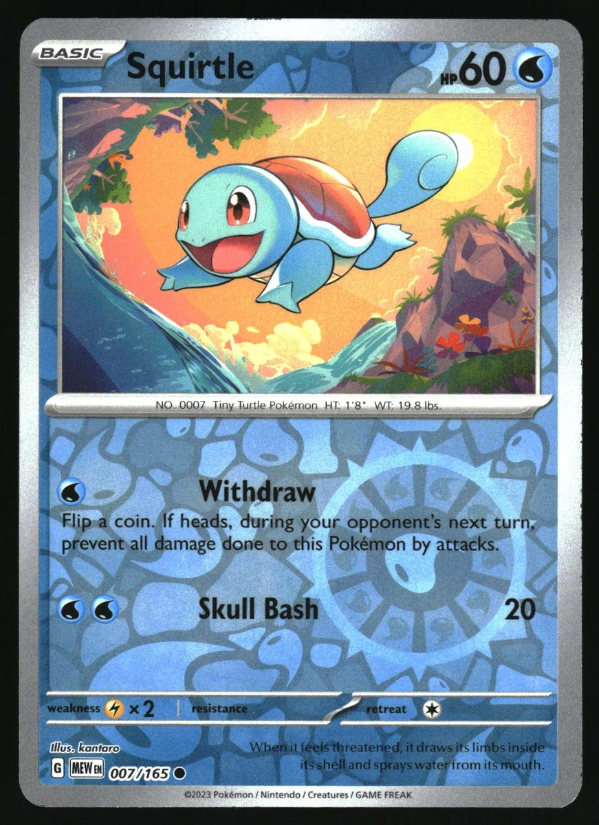 Squirtle 007/165 Sv: Scarlet & Violet 151 for sale | eBay