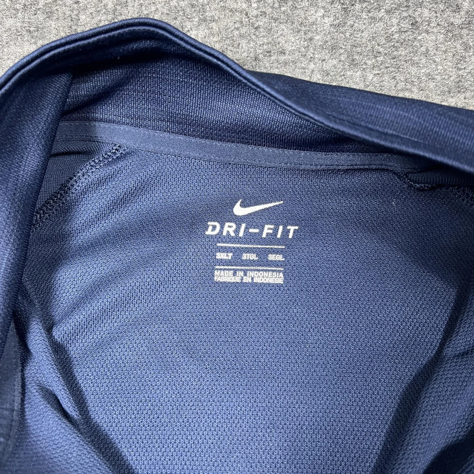 Chaqueta Nike Para Hombre 3XL Alta Azul Dri-Fit Cremallera Completa Entrenamiento Atlético en Pista Foto 4 de 4