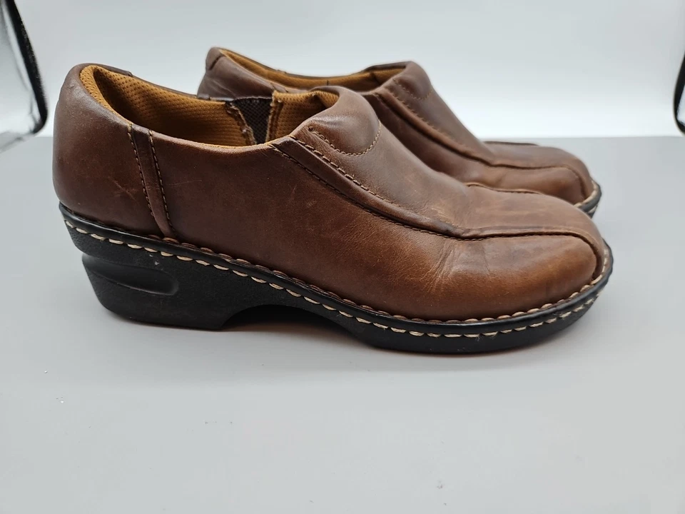 Eastland Brown Leather Loafter Slip-On Shoes Womens Tracie Size 9 M - Image 4 of 4