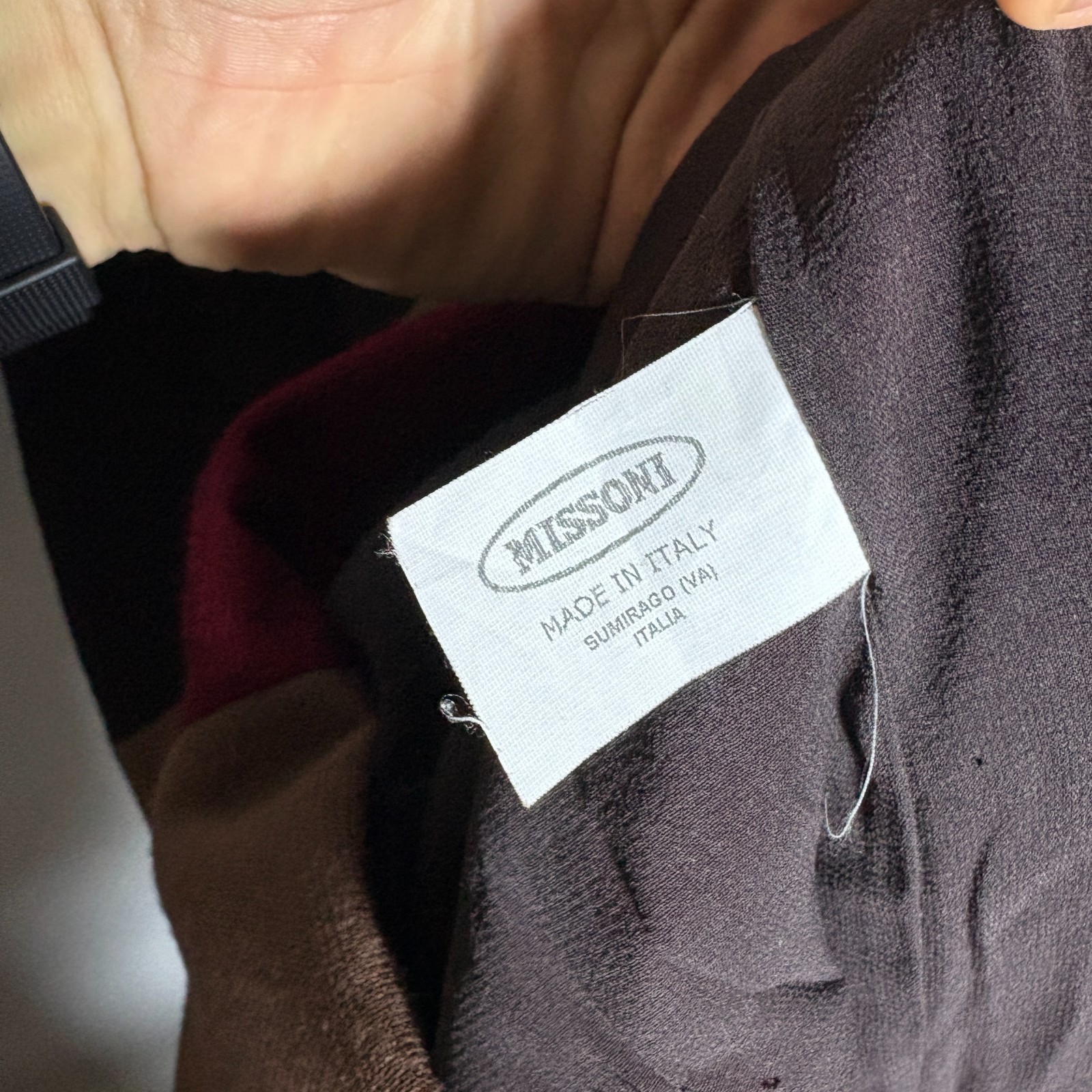 Missoni Patchwork Wool Blend Knit Long Sleeve Swe… - image 6