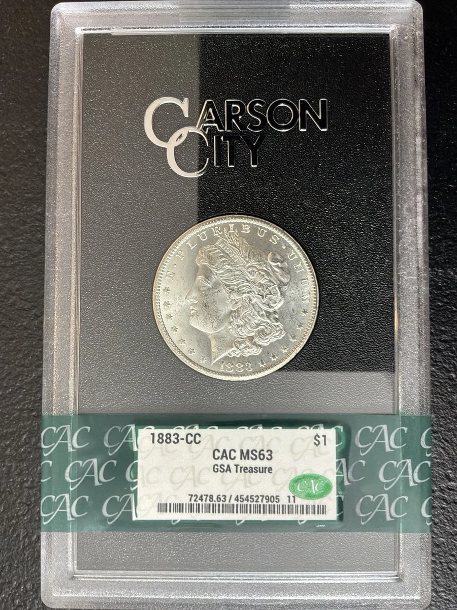 Carson City Grade MS 63 1883 Year Morgan US Dollars (1878-1921