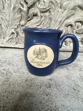 Sunset Hill Stoneware The Homestead 1766 Historic Site Blue Mug