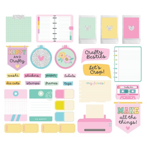 Crafty Things Bits & Pieces 29/Pkg-Journal 5A0022K2-1G5G6 - Picture 2 of 2