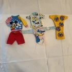 90s Vintage Disney Mickey Mouse Ken/ Barbie Lot Of 6 Pieces of Clothing SeePics