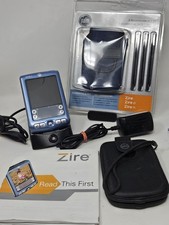 Palm Zire 71 PDA with Charger Dock Stand AC Power Adapter-See Description.