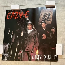 NWA N.W.A. PROMO POSTER 2003 24x24 EAZY-DUZ-IT- NEVER HUNG - DRE CUBE EAZY-E