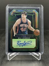 2023-24 Panini Obsidian Bill Laimbeer Magmatic Auto Green 25/25 #MS-LAI Bookend