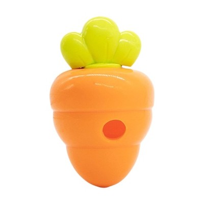 Lovely Carrot Design Pet Treats Feeder Toy Dog Cats Dispenser Slow Feeder