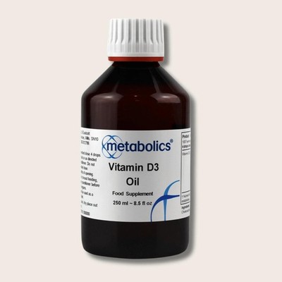 Metabolics Vitamin D3 in Avocado Öl 250 ml