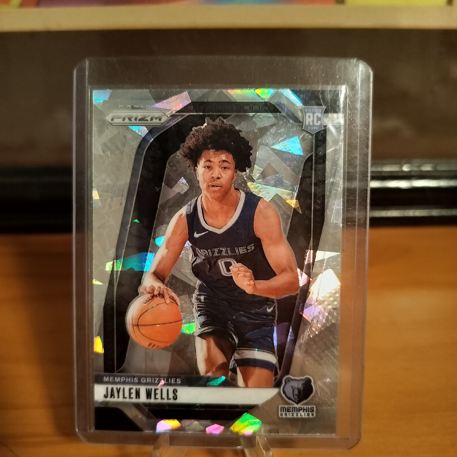 2024-25 Panini Prizm - Jaylen Wells #239 Ice Prizm (RC)