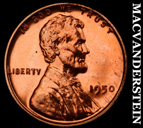 1950 Lincoln Wheat Cent- Choice Gem Proof Luster No Reserve #i9135
