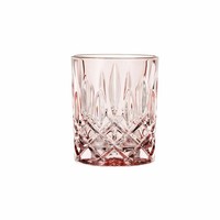 Nachtmann Whiskybecher 2Er Set Noblesse, Tumbler, Kristallglas, Rosé, 295 Ml