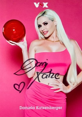 DANIELA KATZENBERGER handsignierte Autogrammkarte VOX Mallorca 2026
