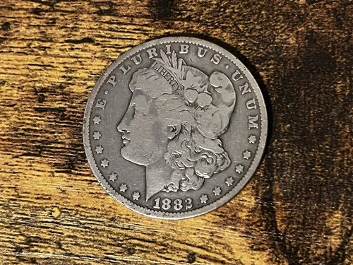 1882 CC Carson City Morgan Silver Dollar Coin Good Condition