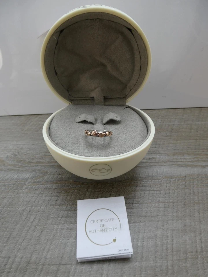 Gorgeous Clogau Sterling Silver & Rose Gold Tree Of Life Ring Boxed Size N - image 4 of 4
