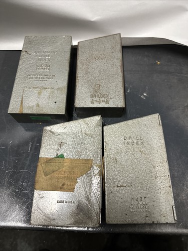 Automatic Drill Index/Drildex/Huot/Ace Drill Corp. Drill Blanks Indexers Lot 4