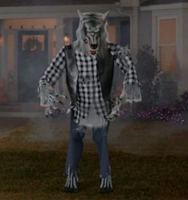 NEW Factory Sealed Rare 2020 Halloween Werewolf Animatronic Spirit Animated