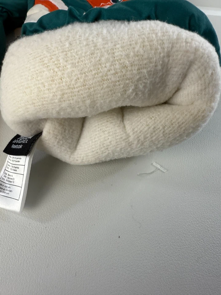 Guantes Reebok NFL Miami Dolphins Invierno Esquí Bordados Para Hombre XL Foto 2 de 4