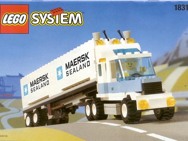Lego Town Classic Town CARGO 1831 Maersk Sealand Container Lorry  New Sealed
