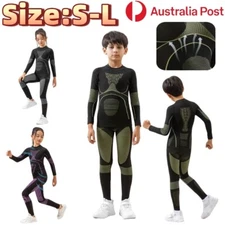 Kids Ski Thermal Underwear Skiing Base Layer Quick Dry Hiking Winter Sports