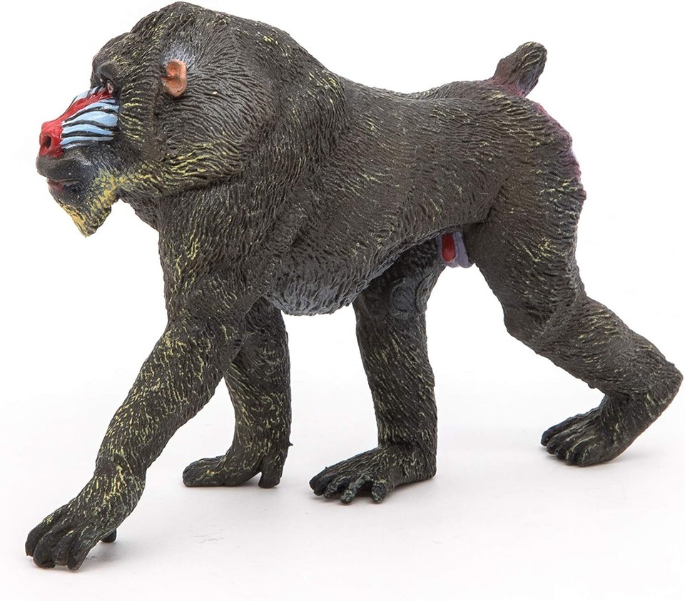2 Figurines Papo Mandrill Et Orang-outan - Comme Neuf !