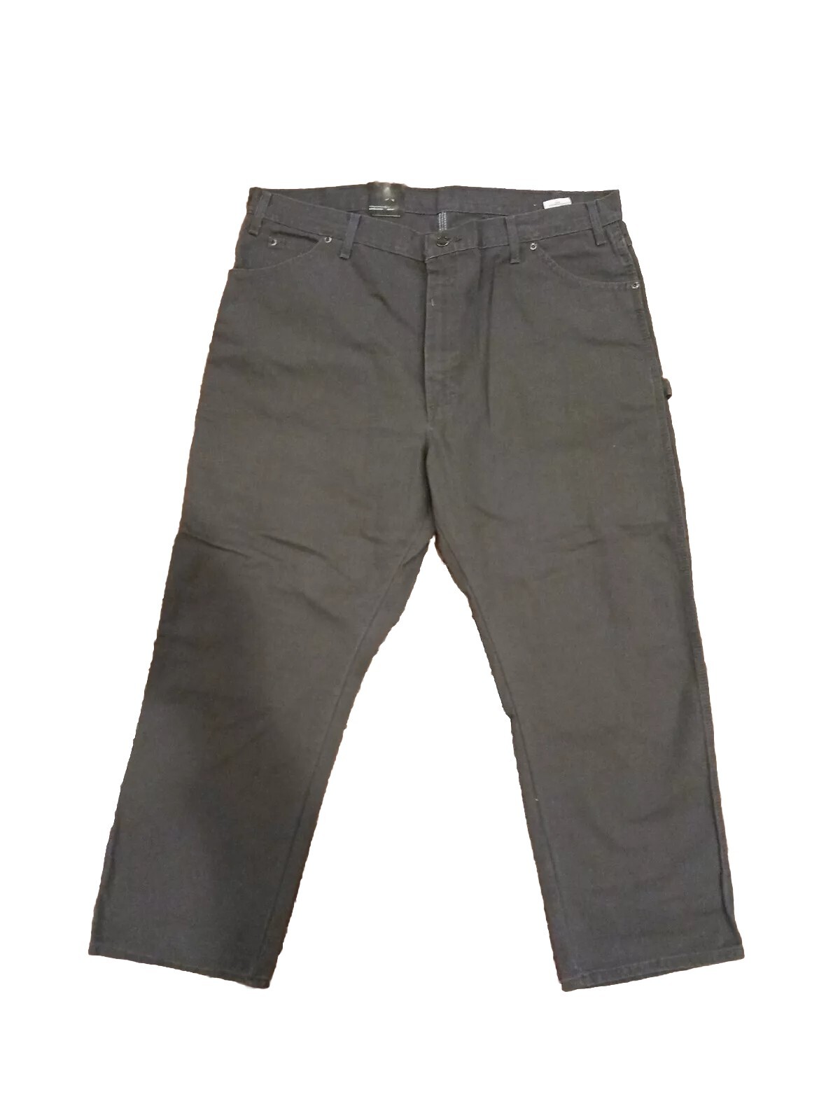 Dickies Carpenter Work Pants for Men 42X30 Relaxed Fit Straight Leg Dark Green