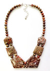 HSN Jay King Sterling Silver Multi-Color Volcanic Quartzite Necklace — photo 1