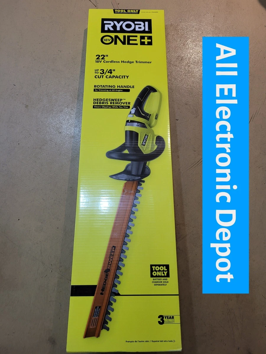 Ryobi 22 inch 2024 cordless hedge trimmer