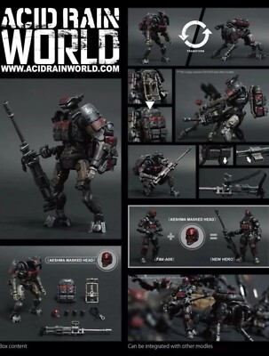 1/18  Acid Rain WORLD FAV-A30 Stealth Team 15 Interceptor Camelbot Hr52e