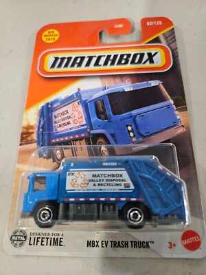 Mathbox MBX EV Trash Truck #62/125 Valley Disposal & Recycling 2025 Blue T50A