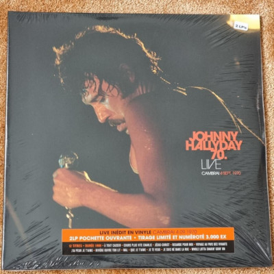 JOHNNY HALLYDAY - LIVE 1970 - 2 x Vinyl / LP