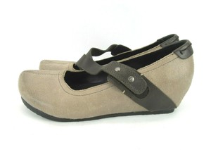 OTBT Salem Womens Size 7M Tan Brown Leather Mary Jane Hidden Wedge Heel Shoes | eBay